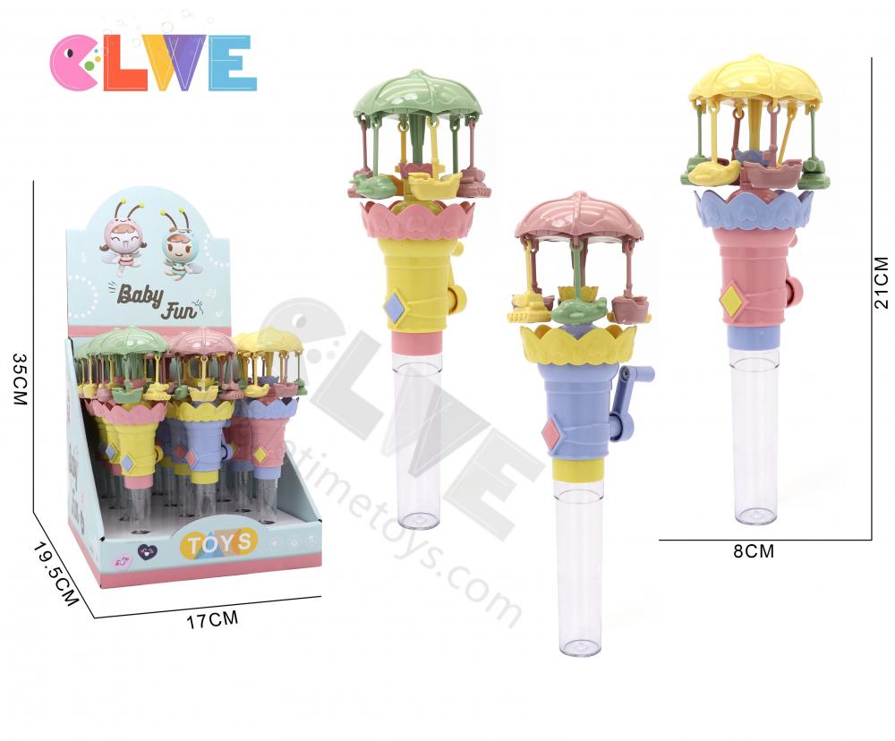 Hand Operated Merry-go -round candy Toy