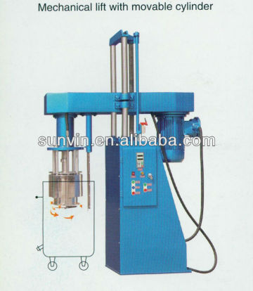 paint dispersion mixer ,glaze high speed dispersion mixer,mechanical lift with movable cylinder 18kw, JF-15