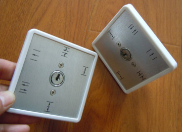 automatic door opening switch/garage door key operated switch/key-selector for swing door