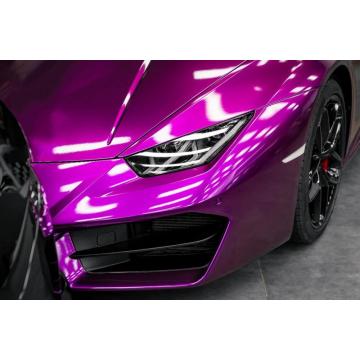 Gloss Metallic Purple PVC self adhesive vinyl