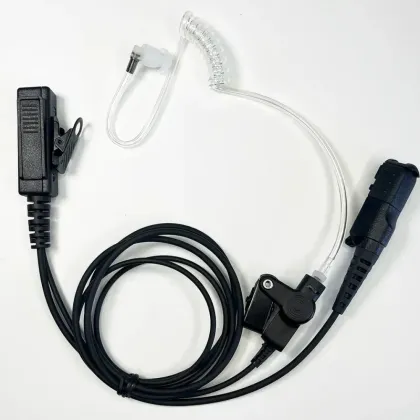 Motorola PMLN6531 Mag One Single-Ear Receiver Microphone PTT Compatibility for Motorola CP185/CP200/CP200d Radios