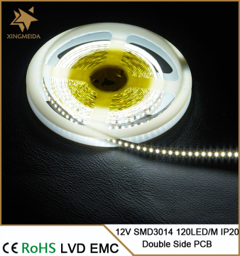 12V SMD 3014 120 LED/M brilliant flexible led strip light