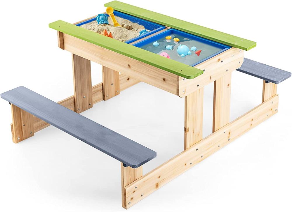 3 en 1 mesa de picnic para niños multipropósito