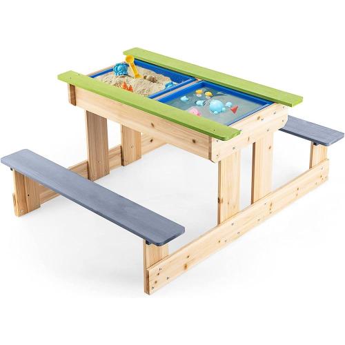 3 en 1 mesa de picnic para niños multipropósito