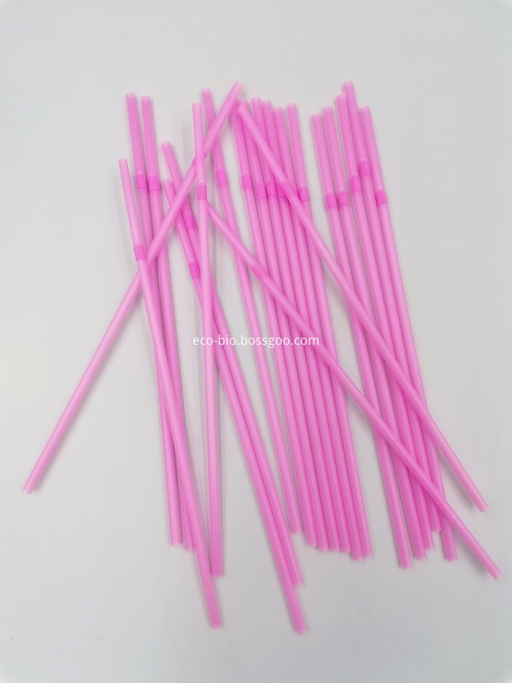 Compostable Disposable Flexible PLA Straws