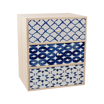 Wood drawer cabinet