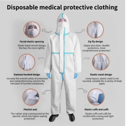 Disposable Medical Protective Isolation Overalls Suit
