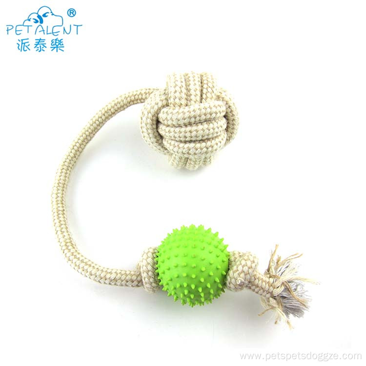 Weaving cotton pet dog Cotton Rope Chew Toys