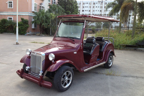 Carro de golfe clássico para alimentação de gás