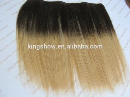 diversified latest design balayage #14/24clip in hair extension
