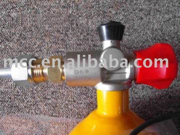 Brass Gas valve for diving cylinder