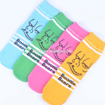 2015 hot selling Boonie Bears colorful animal pattern tube socks for girls and boys