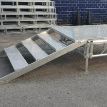 Galvanizli Çelik Katlanabilir Sahne - Paslanmaya Dayanıklı ve Taşınabilir