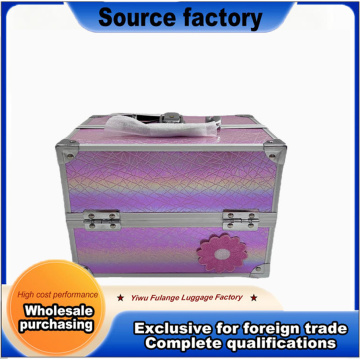 کیف آرایشی آلومینیومی مدرن با بسته شدن محکم