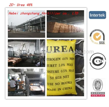 Nitrogen fertilizer prilled urea 46%