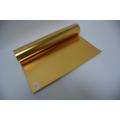 Metal de pincel Golden Color PETG Película decorativa