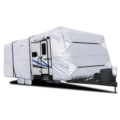 Newly Designed Oxford Cloth RV Cover - Waterproof & UV Protection for Travel Trailers & RVs