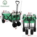 Outdoor High Quality Green Folding Wagon