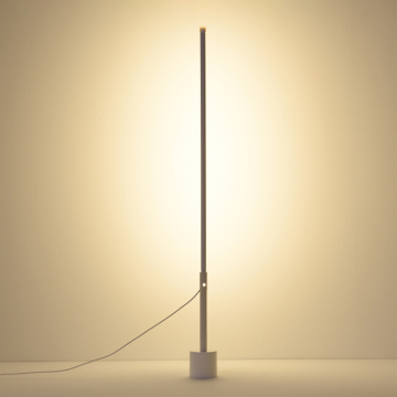 Black Decorative LED Floor Lamp - Modern 140CM Wall Corner Light