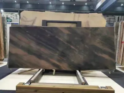 Copper Dune Brown Marble Floor Tiles with Dry Lay Service