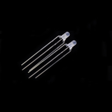 3mm Dual Color Diffused LED Red-Green Common Cathode