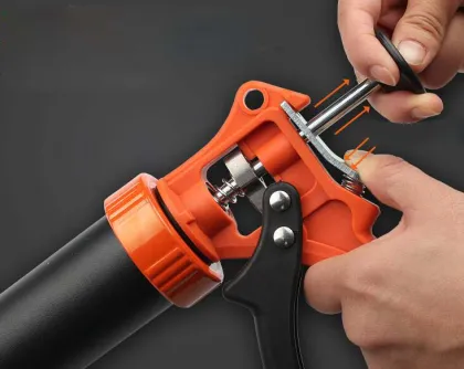 9/15 Inch Caulking Gun Aluminum Housing Sealant Metal Structural Glue Guns