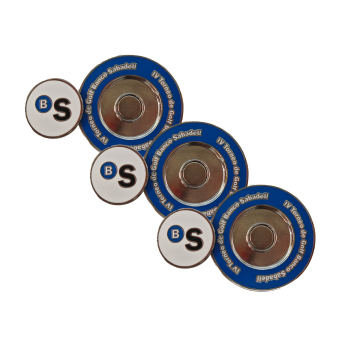 High-Quality Magnetic Golf Ball Marker with Poker Chip Design