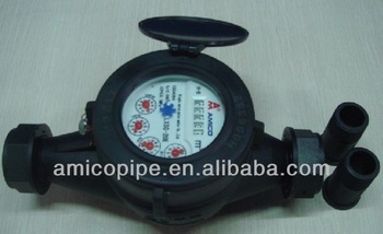 Amico Multi Jet Dry Dial Plastic Water Meter LXSG-15S-20S