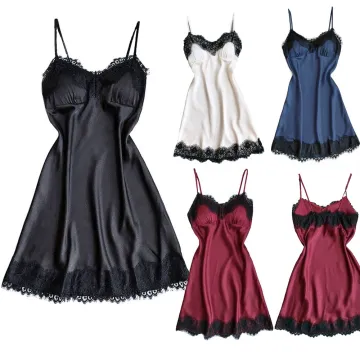 Wholesale Plus Size 3XL Lingerie Night Dress Ice Silk Sleepwear ODM OEM Private Label