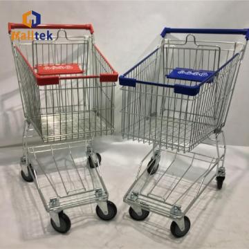 Supermarket customizable plastic part Asian shopping Trolley