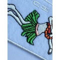 カスタムデザインの漫画の女の子のパッチ刺繡
