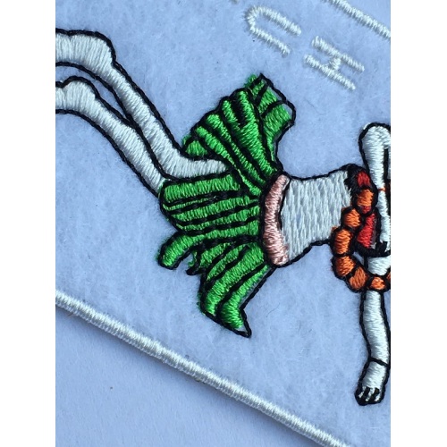 Custom designs cartoon girl patches embroidery