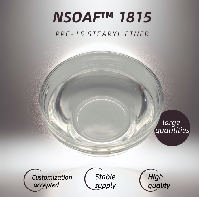 Ppg 15 stearyl ether in skin care