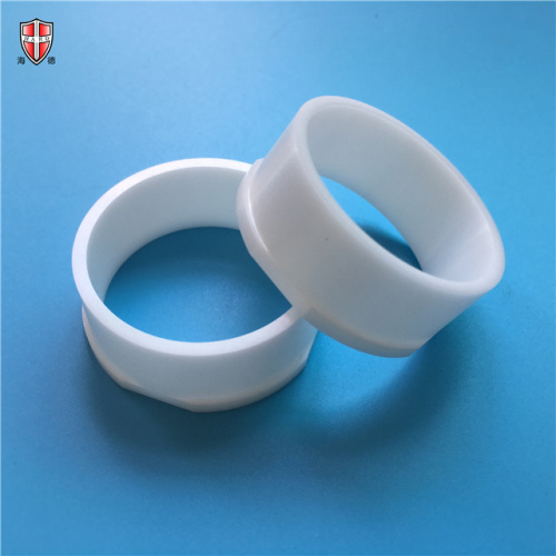 smooth polished ZrO2 zirconia ceramic sleeve customized
