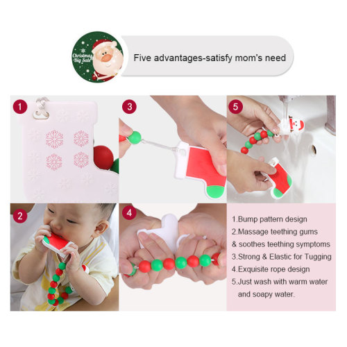 Silicone Teething Baby pacifier clip