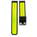 Custom made 2 toned color Silicone watch strap