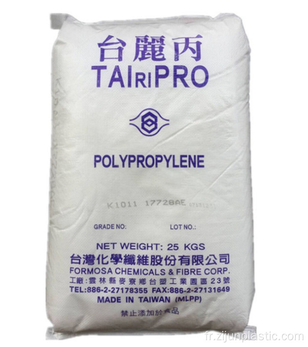 PP K1011 Matières premières en plastique en polypropylène Tairipro Fibre