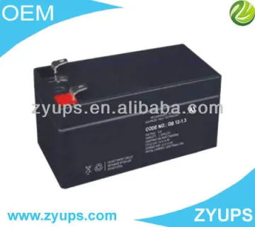 Deep Cycle Lead Acid Battery VRLA Battery 12V 1.3AH