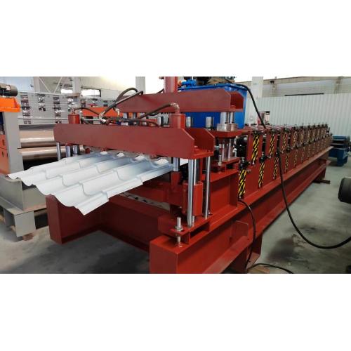 Double layer sheet tile roll forming machine