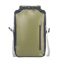 Custom Green Full Waterproof Backpack For Commuting