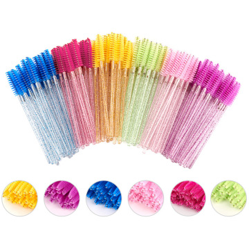 Crystal Wand Lash and Eyebrow Cleaning Brush - 50 Pcs/Bag