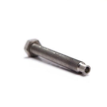 Stainless steel hexagon head set screws with small hexagon and full dog point