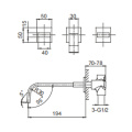 Onirii Wall Mount 3-hole Mixer Basin