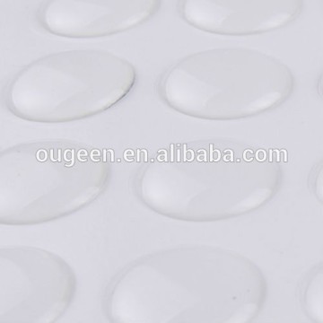 thick about 1.3mm 25mm Round Transparent Epoxy Domes Resin Cabochon Sticker