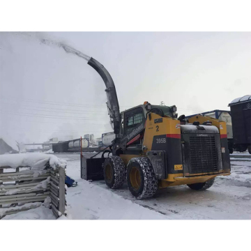 China Large Skid Steer Loader with Snow Blade Model 395B: Features and Specifications