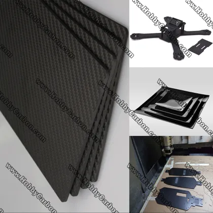 0.5x250x400 decorative surface carbon glass sheets