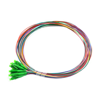 1 meter SC/APC Fiber Optic Pigtails 12 Color Singlemode SC/FC