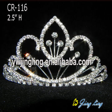 Boda nupcial Tiaras de cristal