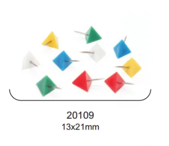 20109 colorful push pins