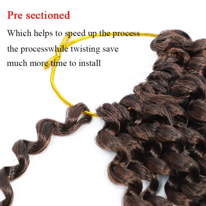 Passion Twist Hair Crochet Freetresses Hair Extension Synthetic Bulk Curl Hairstyle Free Tresses Hair Crochet braiding